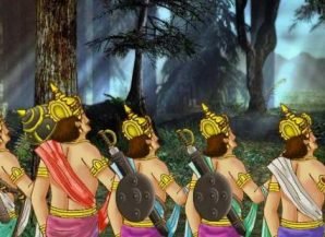 पाण्डवों के लाक्षागृह से सकुशल भाग निकलने की कथा
